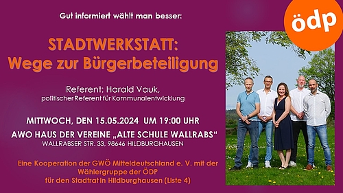 Vortrag am 15.5.2024 in Wallrabs