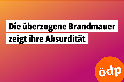 Die überzogene Brandmauer zeigt ihre Absurdität