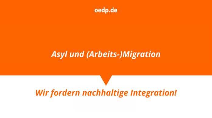 ÖDP will nachhaltige Integration