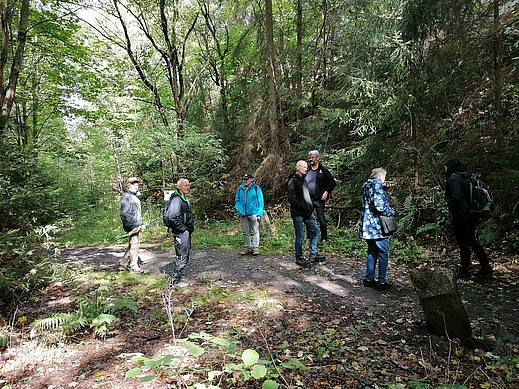 Zwischenstopp auf der nach wie vor gewidmeten Bahnstrecke