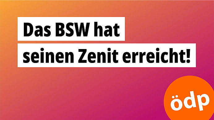 Das BSW hat seinen Zenit erreicht