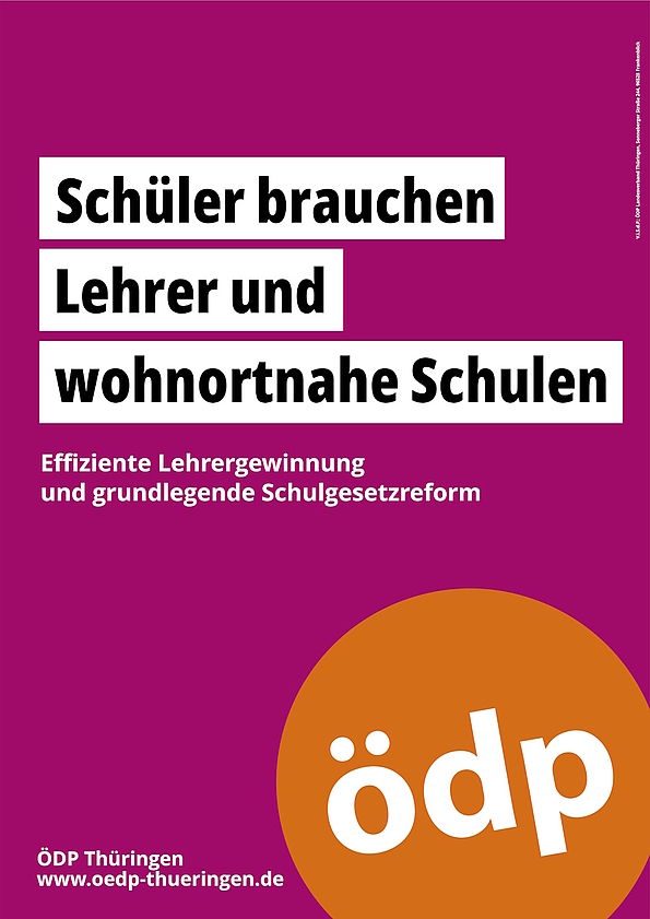 Schüler brauchen Lehrer und wohnortnahe Schulen