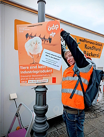 Plakatieren in Gera