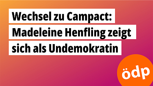 Madeleine Henfling zeigt sich als Undemokratin
