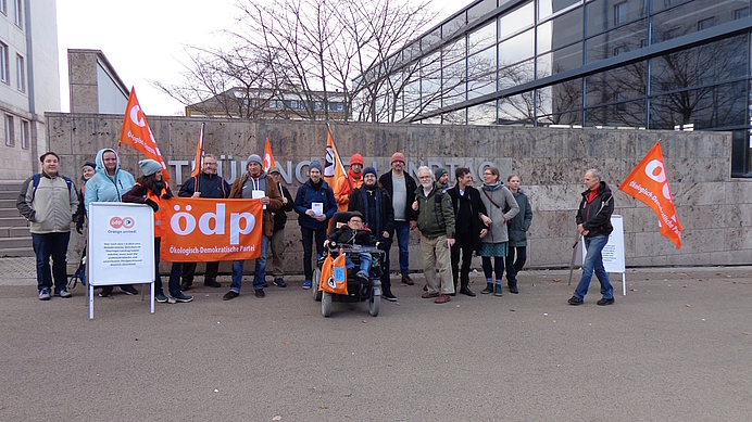 Demonstration in Erfurt