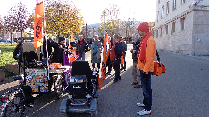 Demonstration in Erfurt