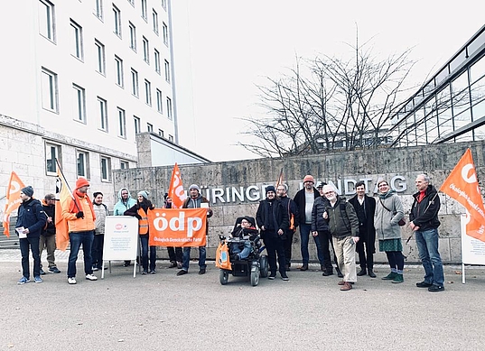 Demonstration am 18.11.2023 in Erfurt