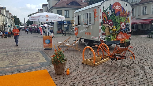 Der ÖDP-Bauwagen war u.a. am 7.9.2021 in Potsdam gewesen.