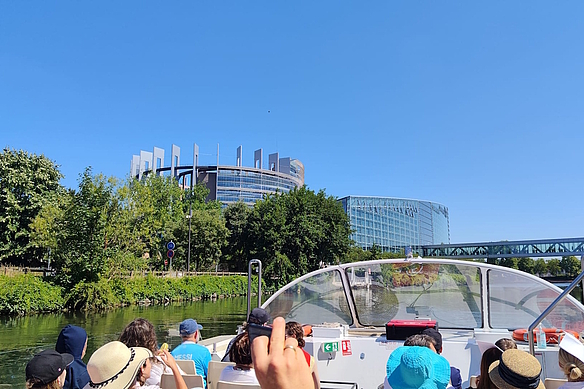 Blick auf EU-Parlament