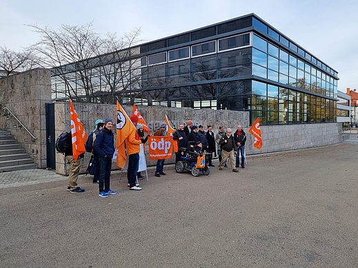 Demonstration in Erfurt