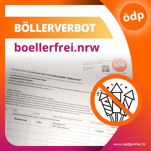 Volksbegehren NRW böllerfrei